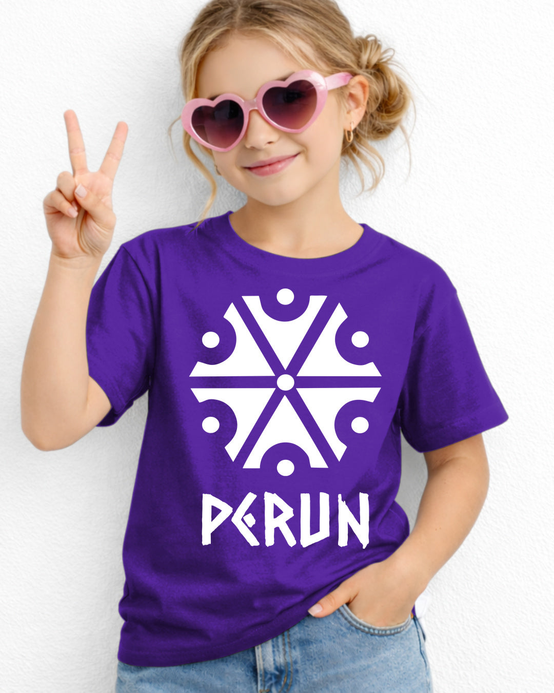 Perun Symbol — Fioletowy