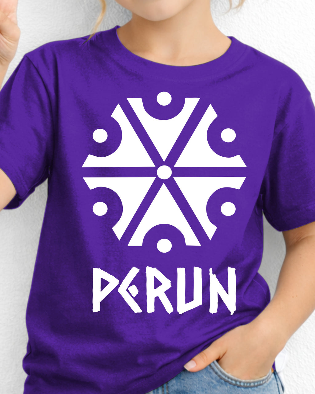 Perun Symbol — Fioletowy