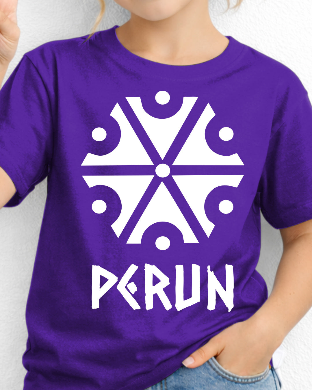 Perun Symbol — Fioletowy