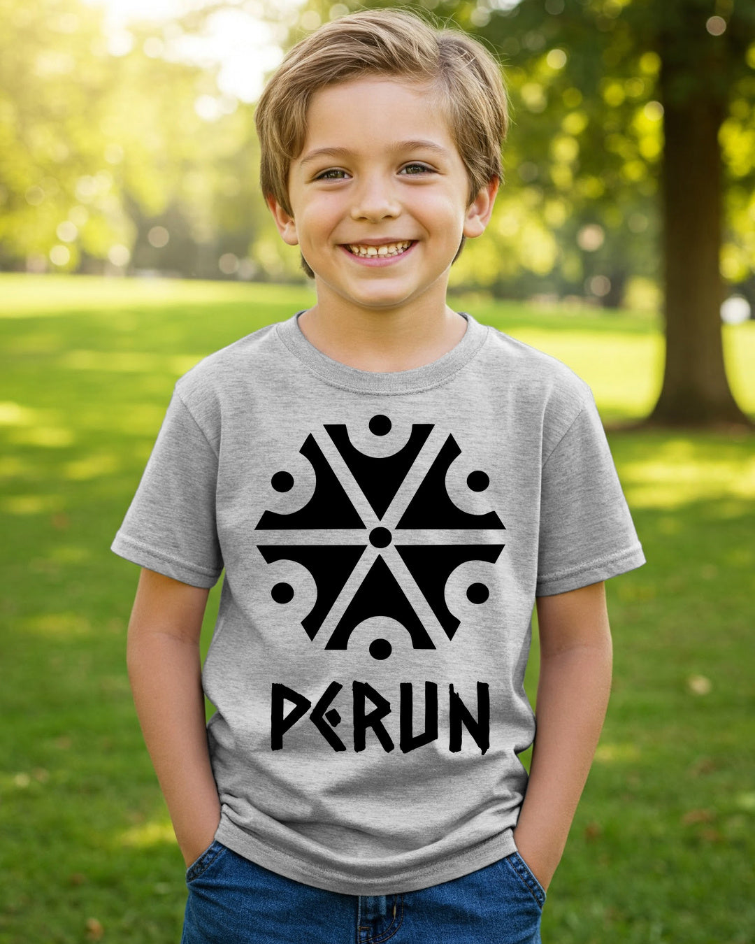 Perun Symbol — Szary