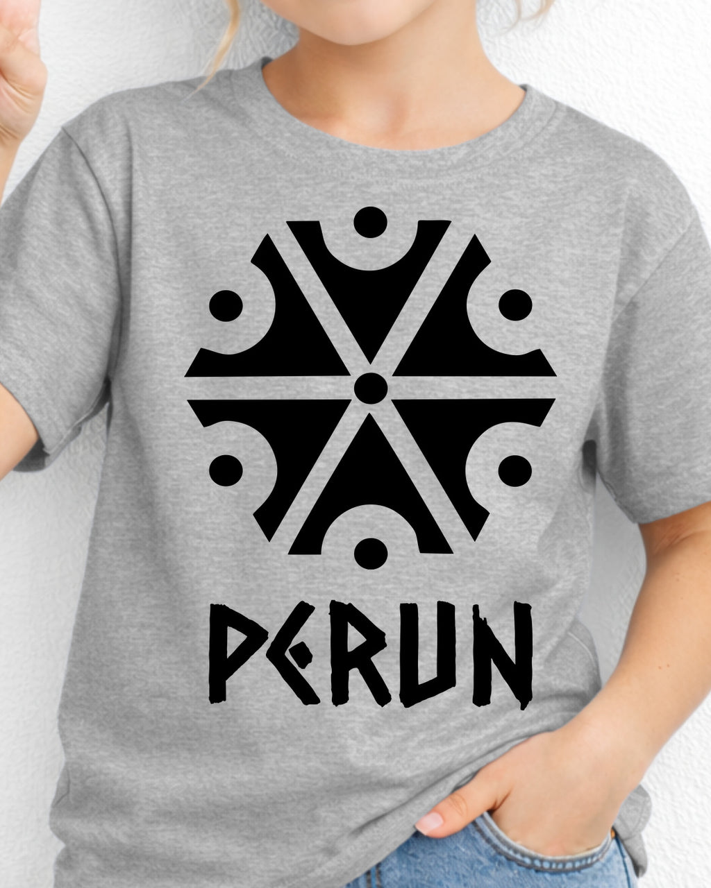 Perun Symbol — Szary
