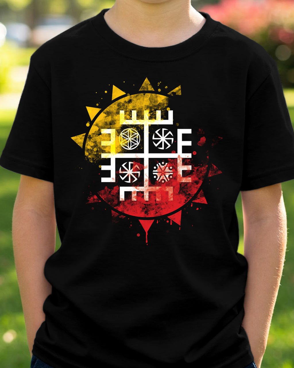 Ręce Boga Słońce — Czarny