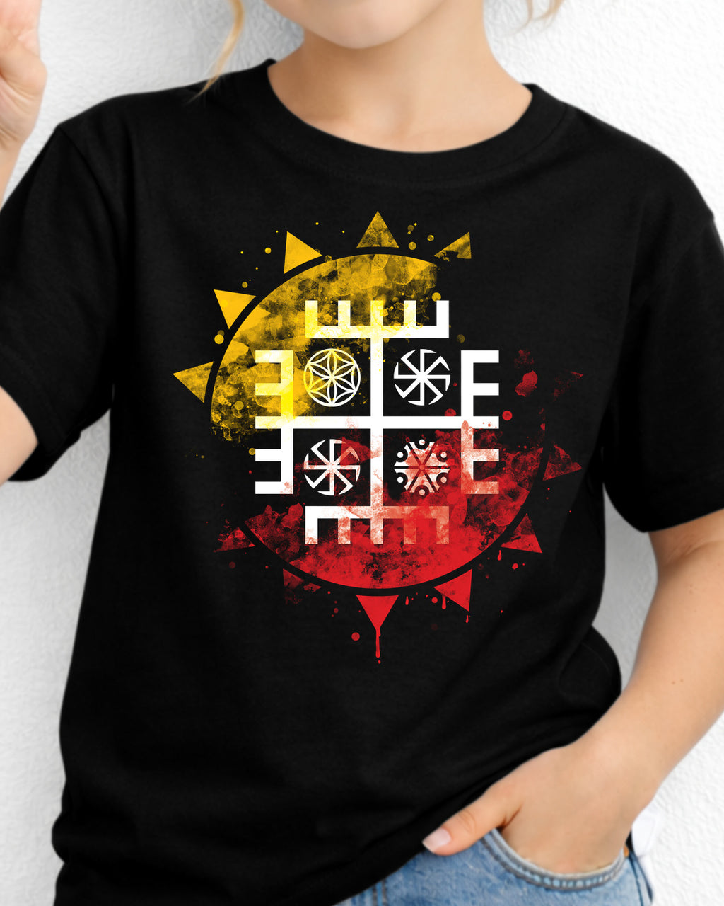 Ręce Boga Słońce — Czarny