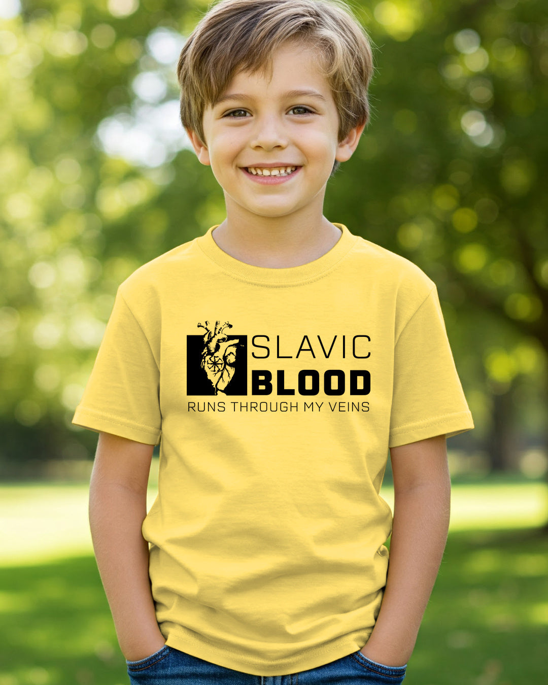 Slavic Blood Runs Through My Veins — Żółty stokrotkowy