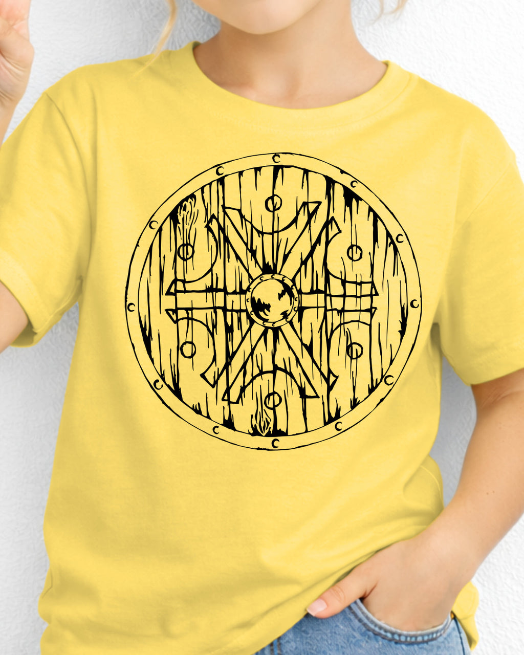 Symbol Peruna Tarcza — Żółty stokrotkowy