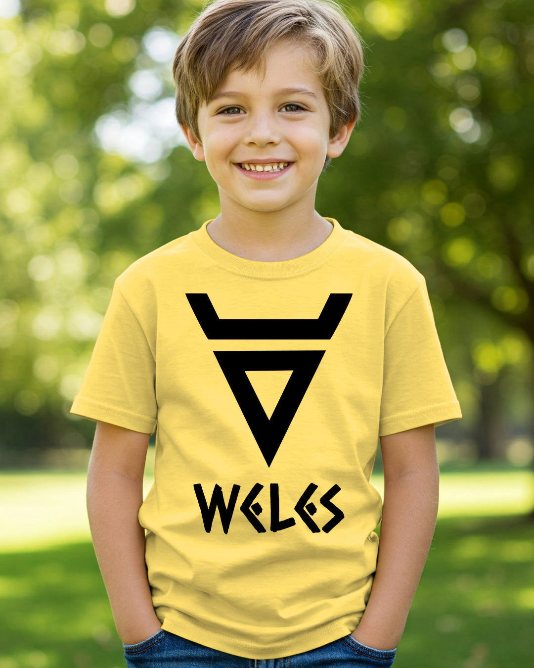 Weles Symbol — Żółty stokrotkowy