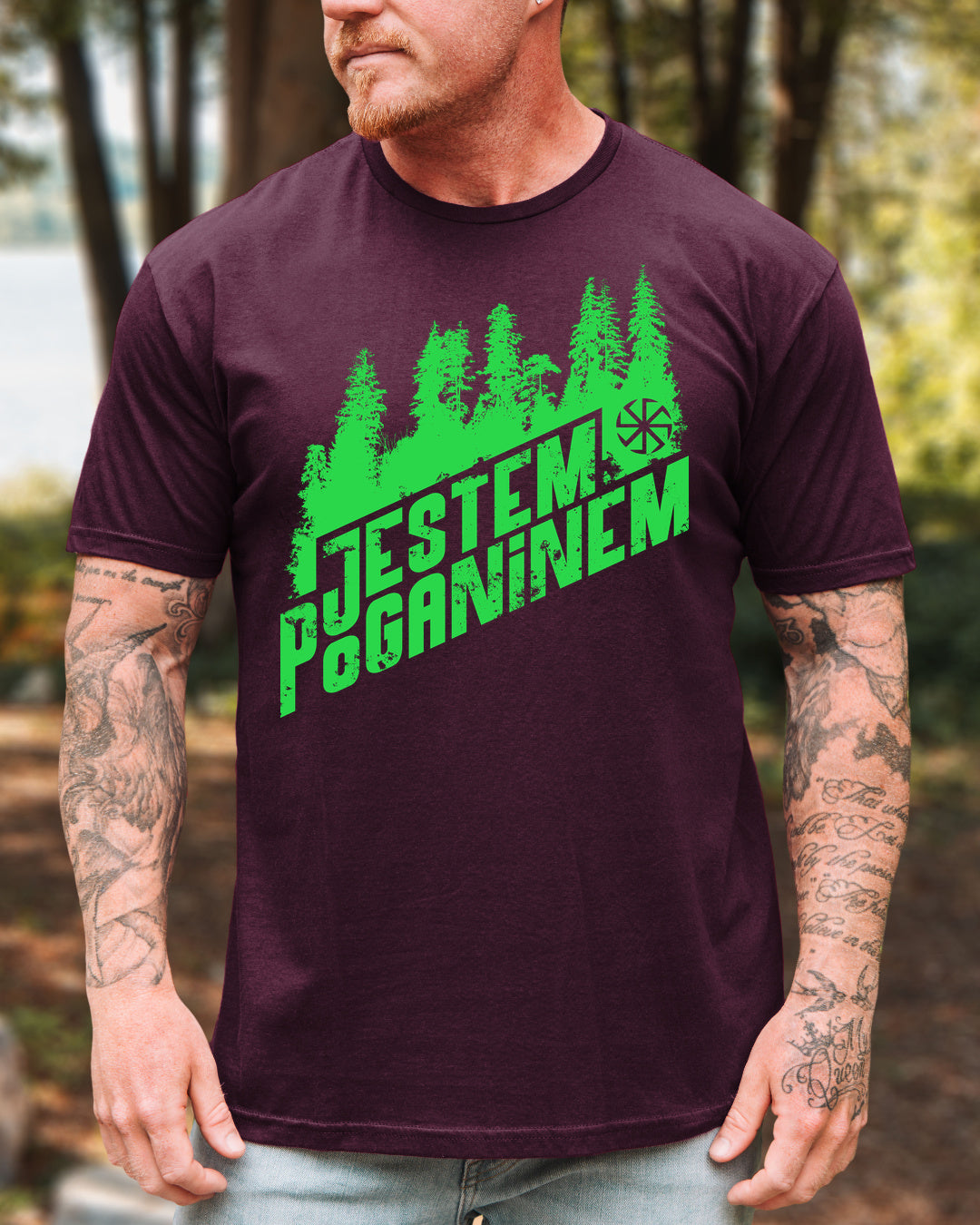Jestem Poganinem II — Bordowy (Standard)