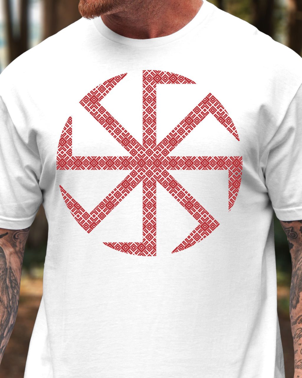 Kołowrót Ornament — Biały (Standard)