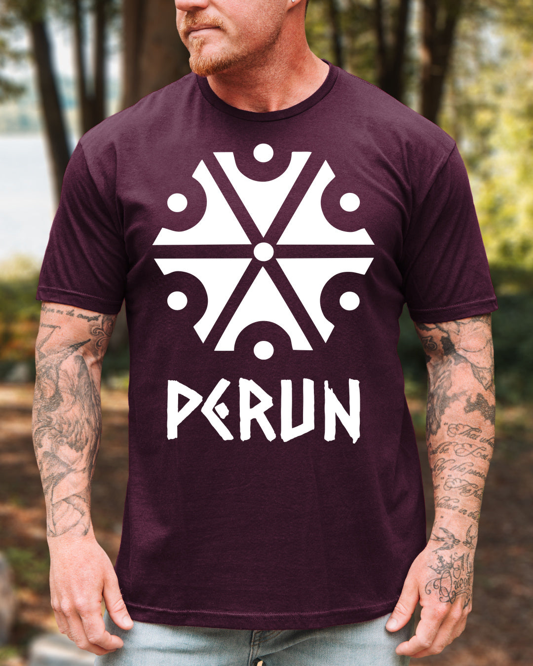 Perun Symbol — Bordowy (Standard)