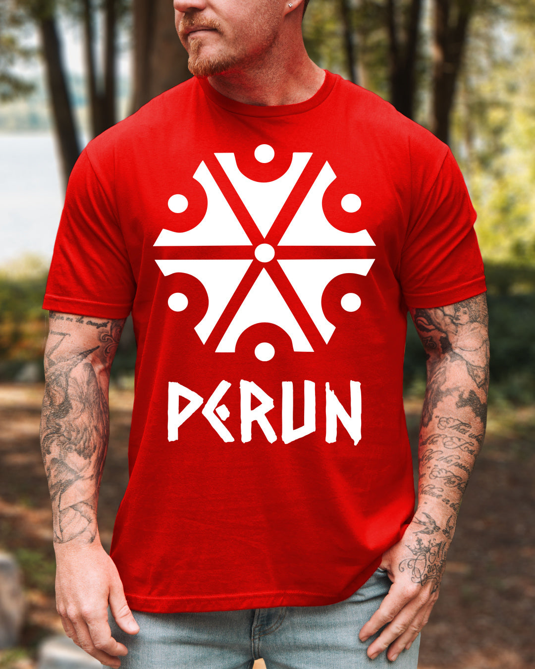 Perun Symbol — Czerwony (Standard)