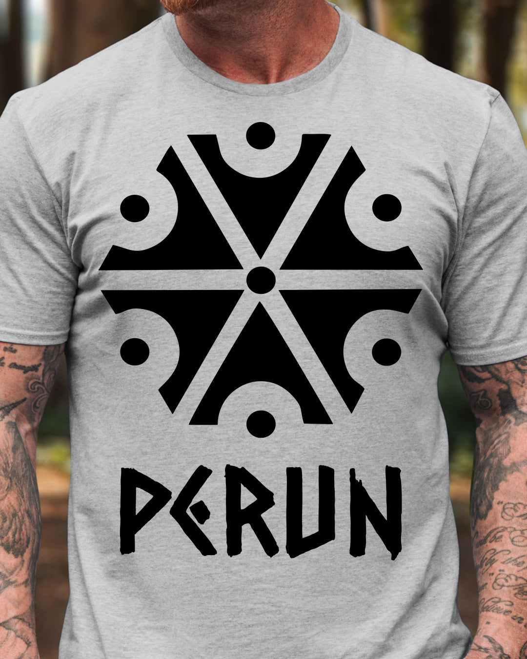 Perun Symbol — Szary (Standard)