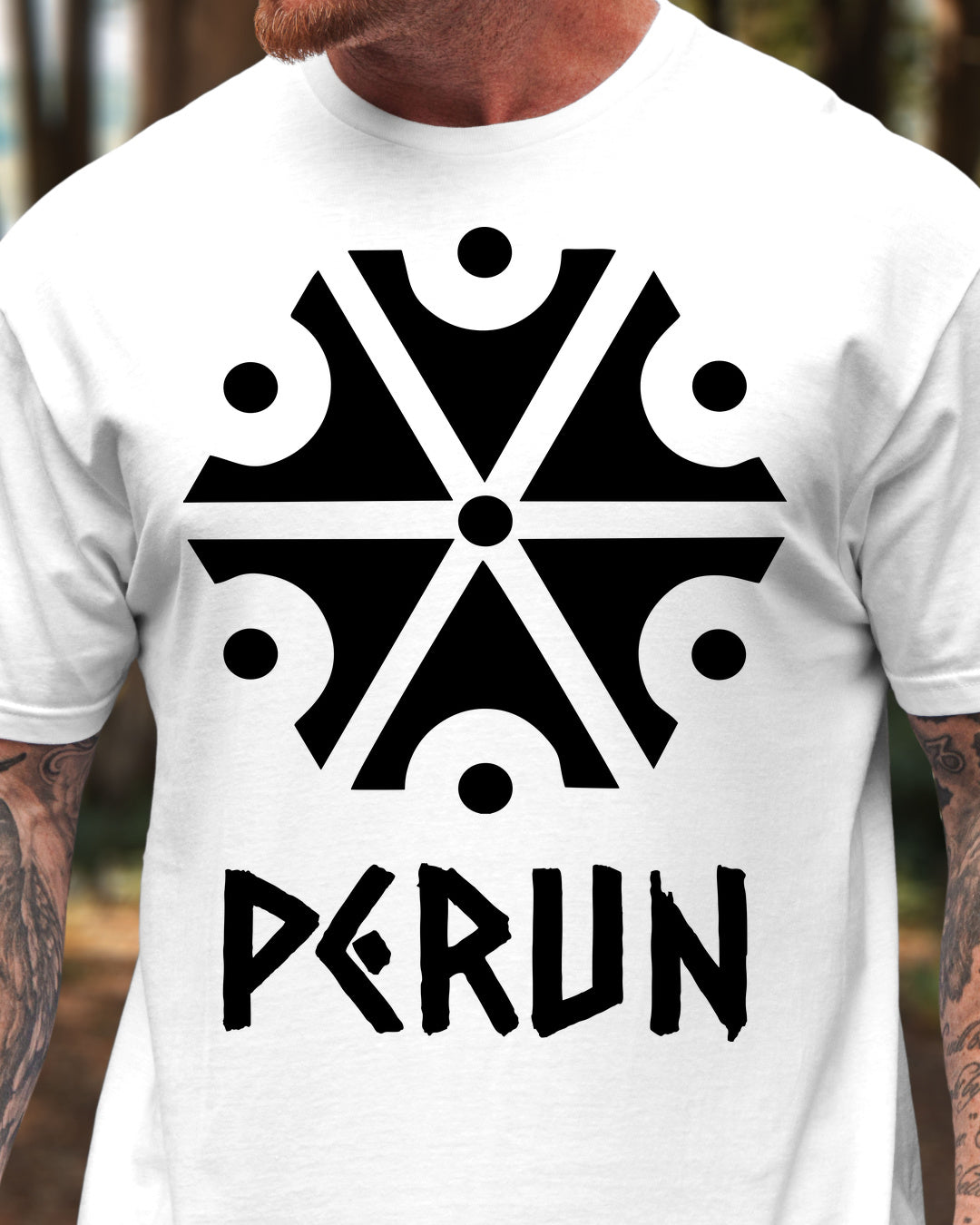 Perun Symbol — Biały (Standard)