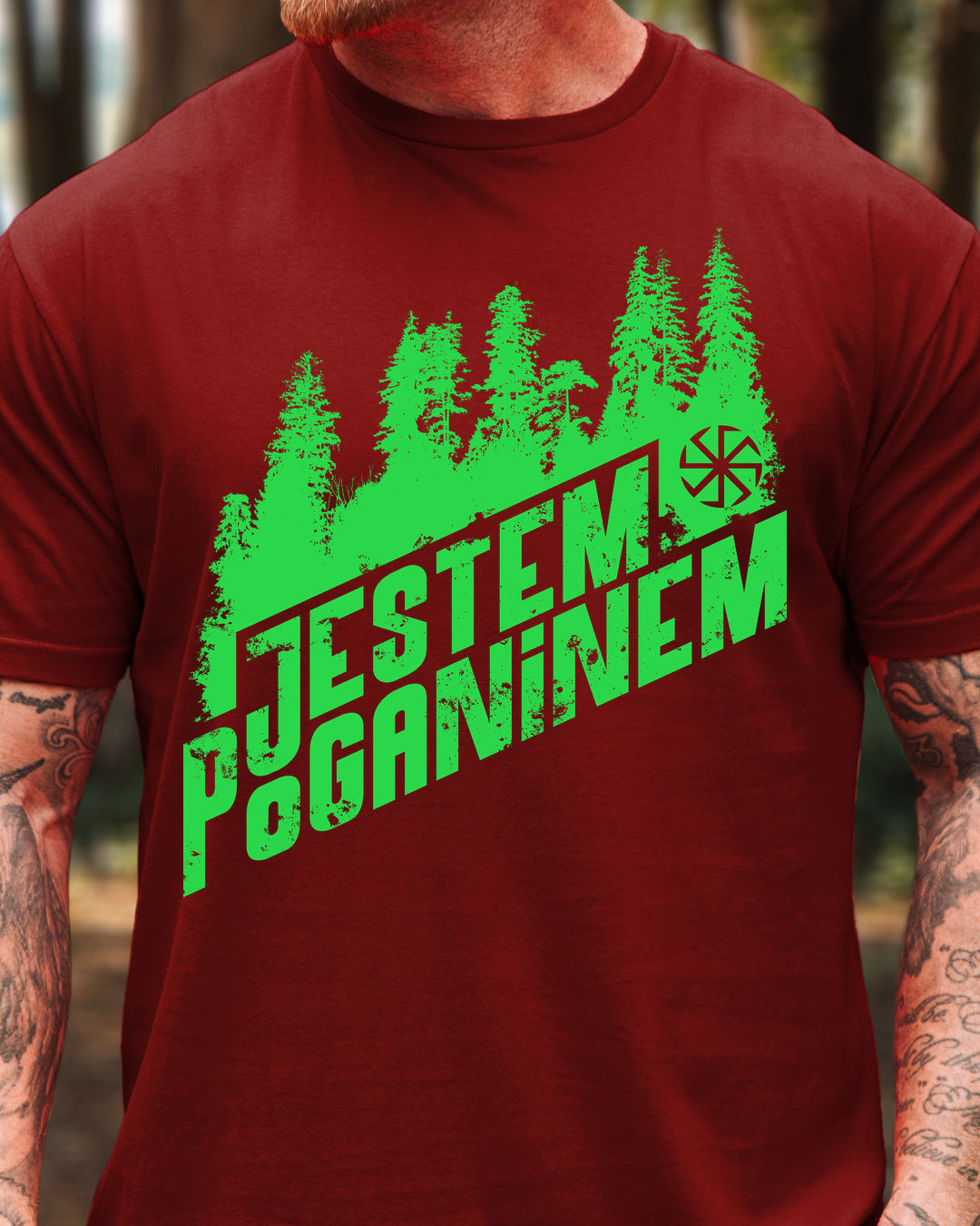 Jestem Poganinem II — Bordowy (Premium)
