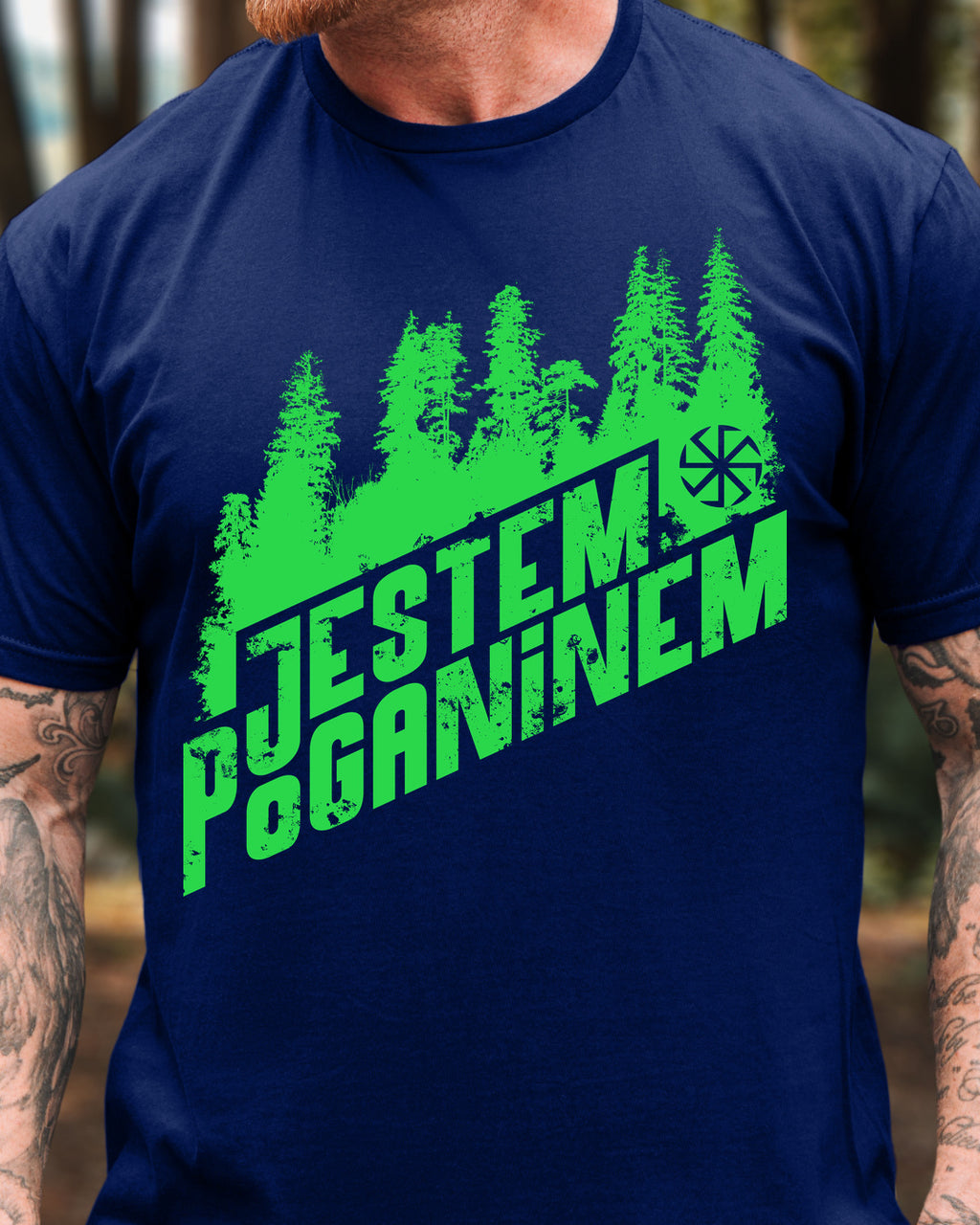 Jestem Poganinem II — Granatowy (Premium)