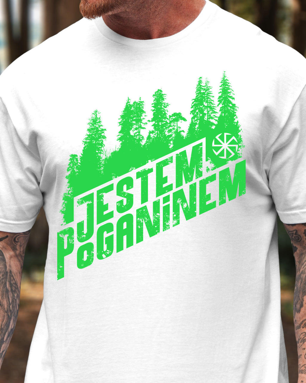 Jestem Poganinem II — Biały (Premium)