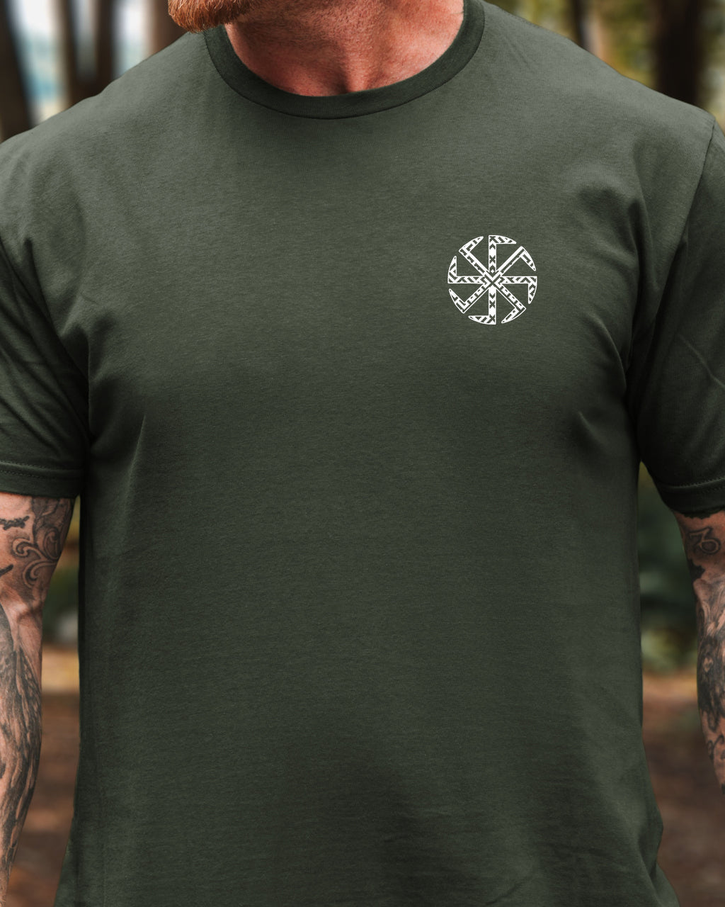 Kołowrót Ornament II — Khaki (Premium)