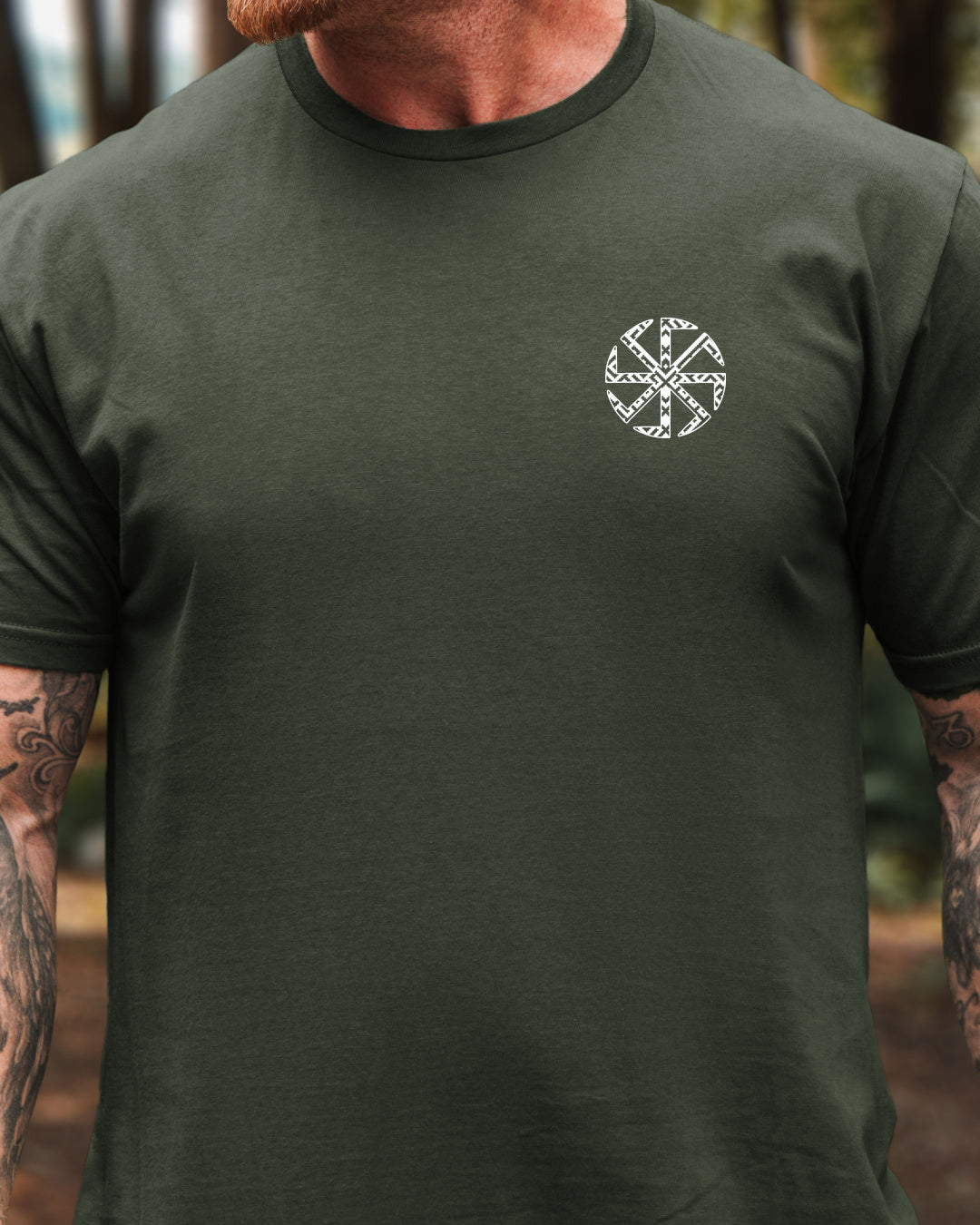 Kołowrót Ornament II — Khaki (Premium)