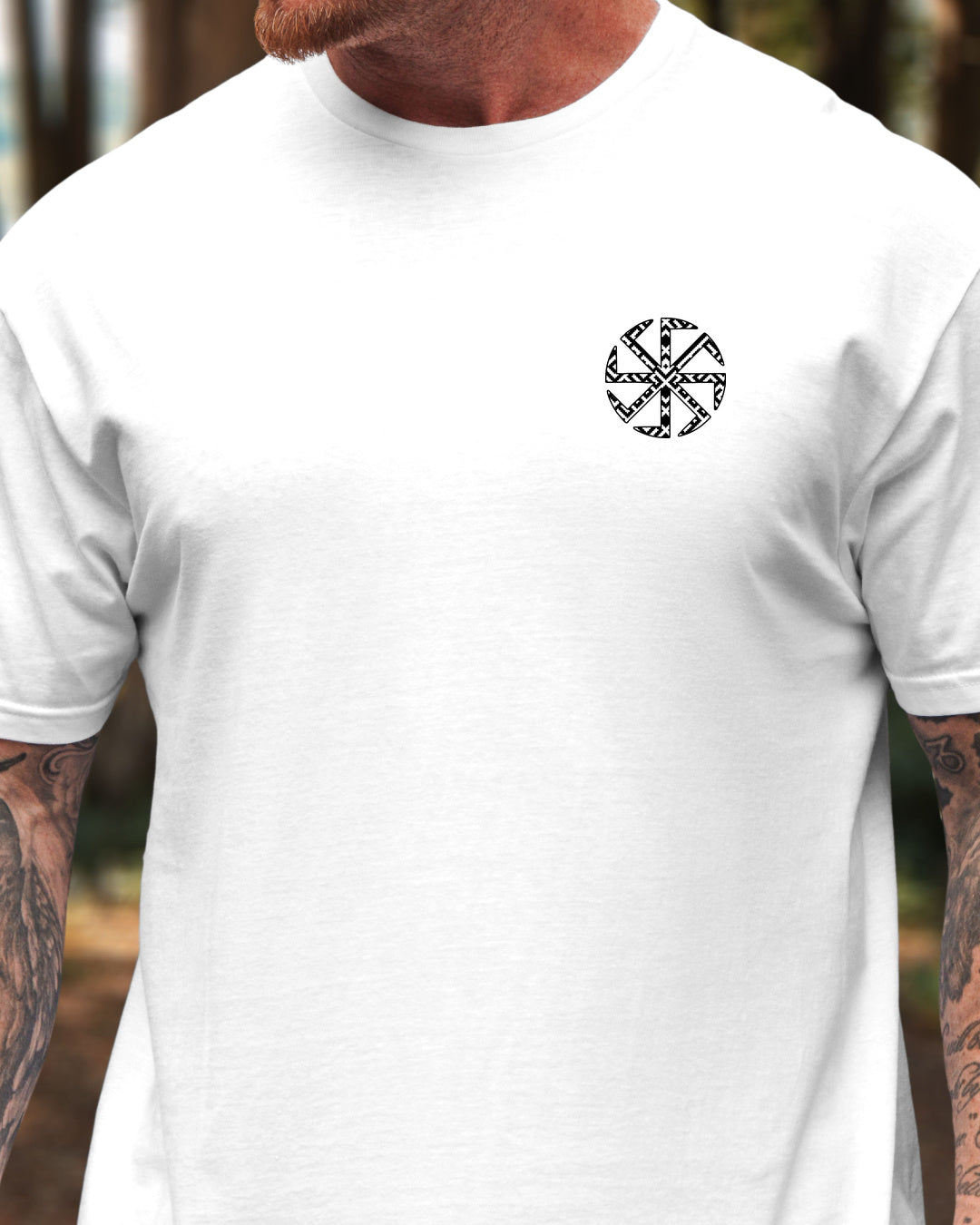 Kołowrót Ornament II — Biały (Premium)