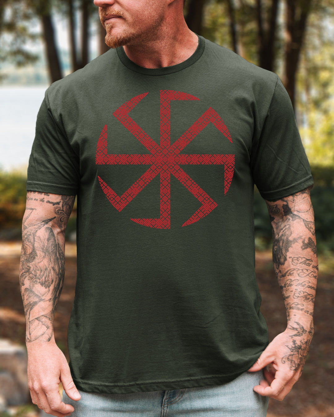 Kołowrót Ornament — Khaki (Premium)