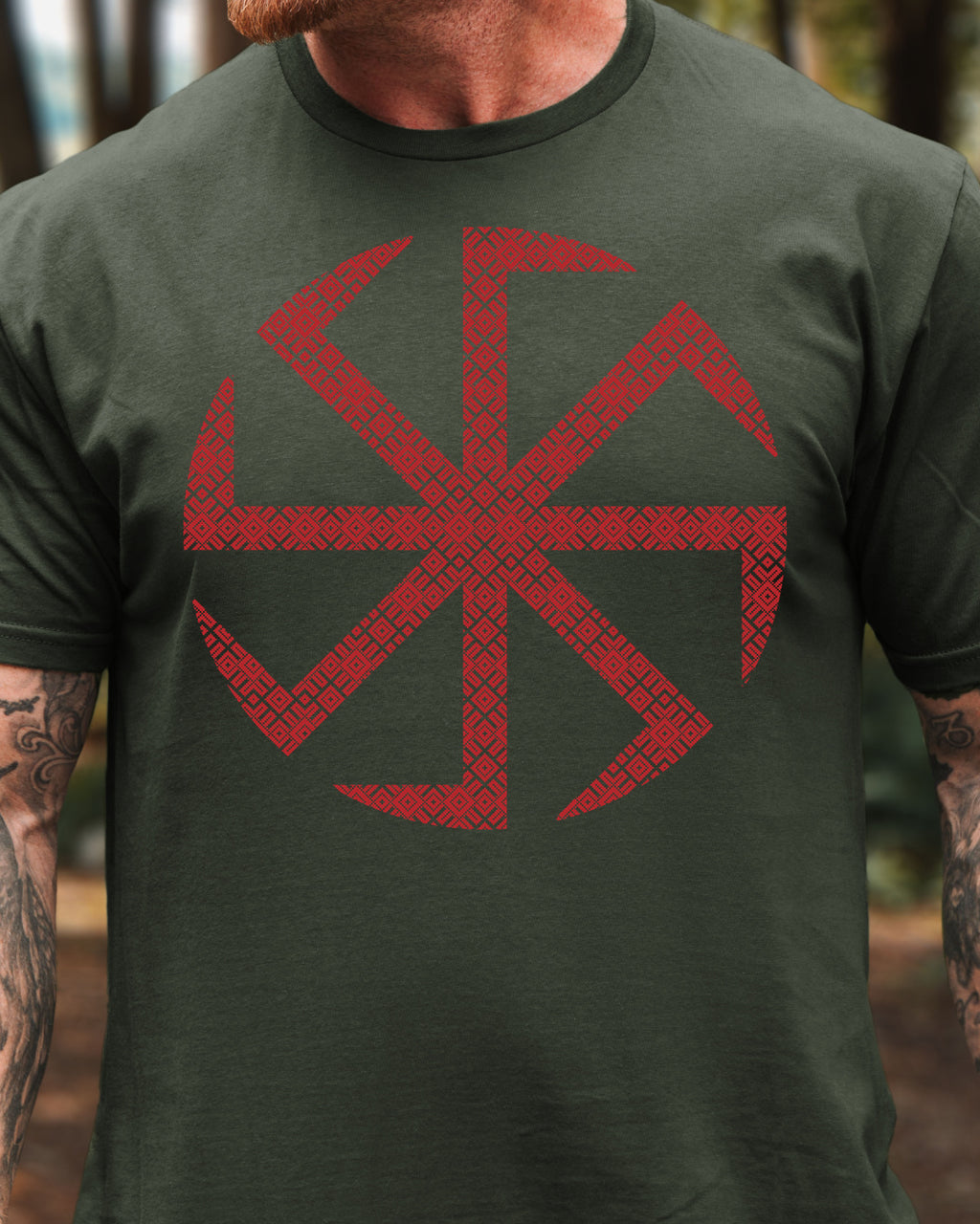 Kołowrót Ornament — Khaki (Premium)