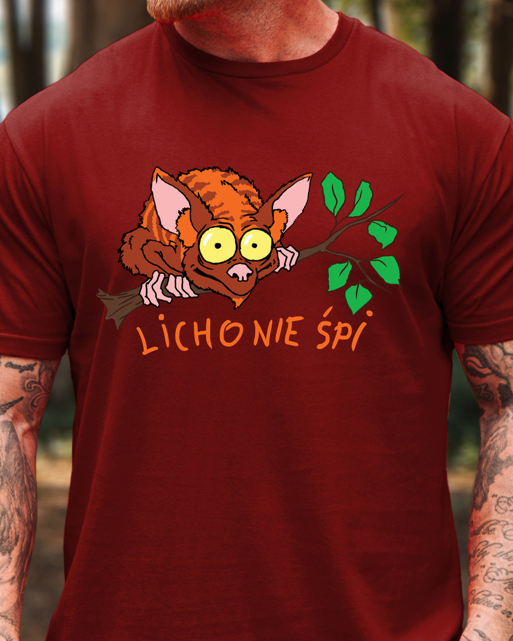 Licho Nie Śpi — Bordowy (Premium)