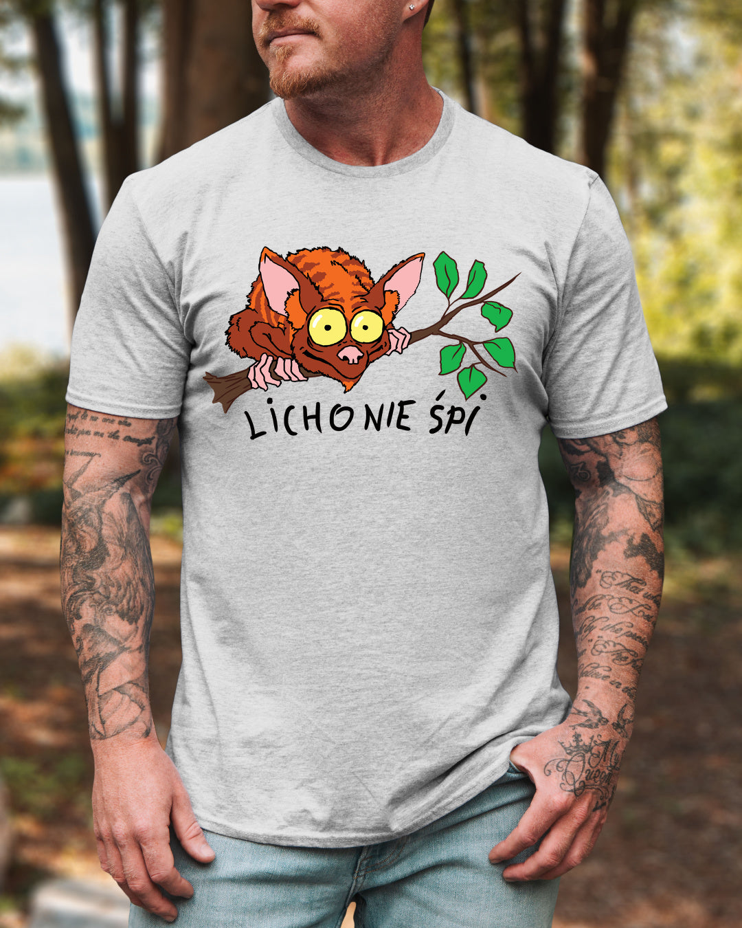 Licho Nie Śpi — Szary (Premium)