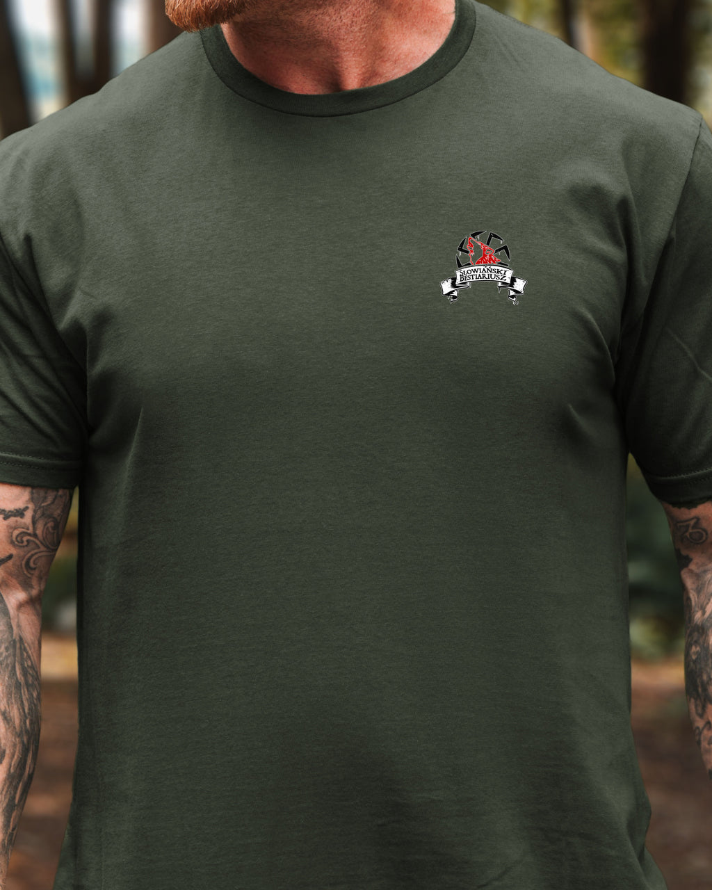 Logo Słowiański Bestiariusz — Khaki (Premium)