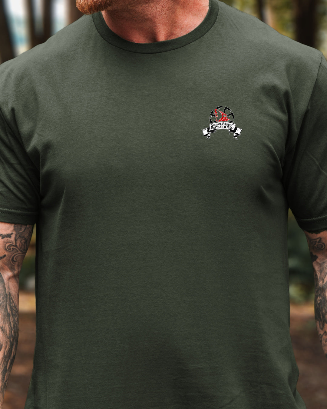 Logo Słowiański Bestiariusz — Khaki (Premium)