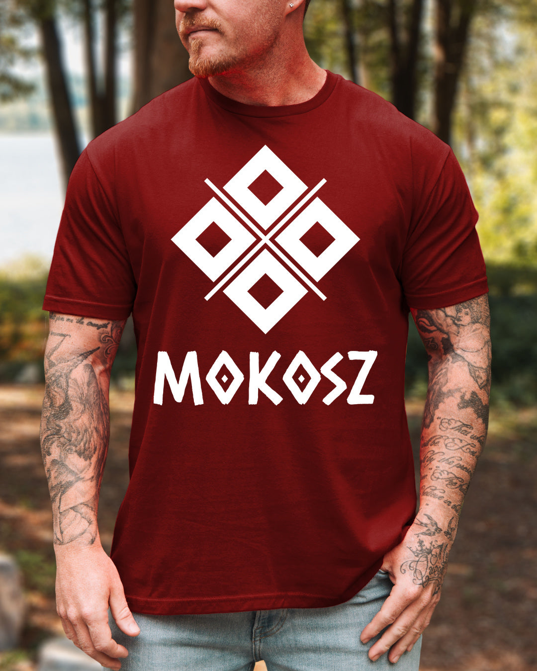 Mokosz Symbol — Bordowy (Premium)