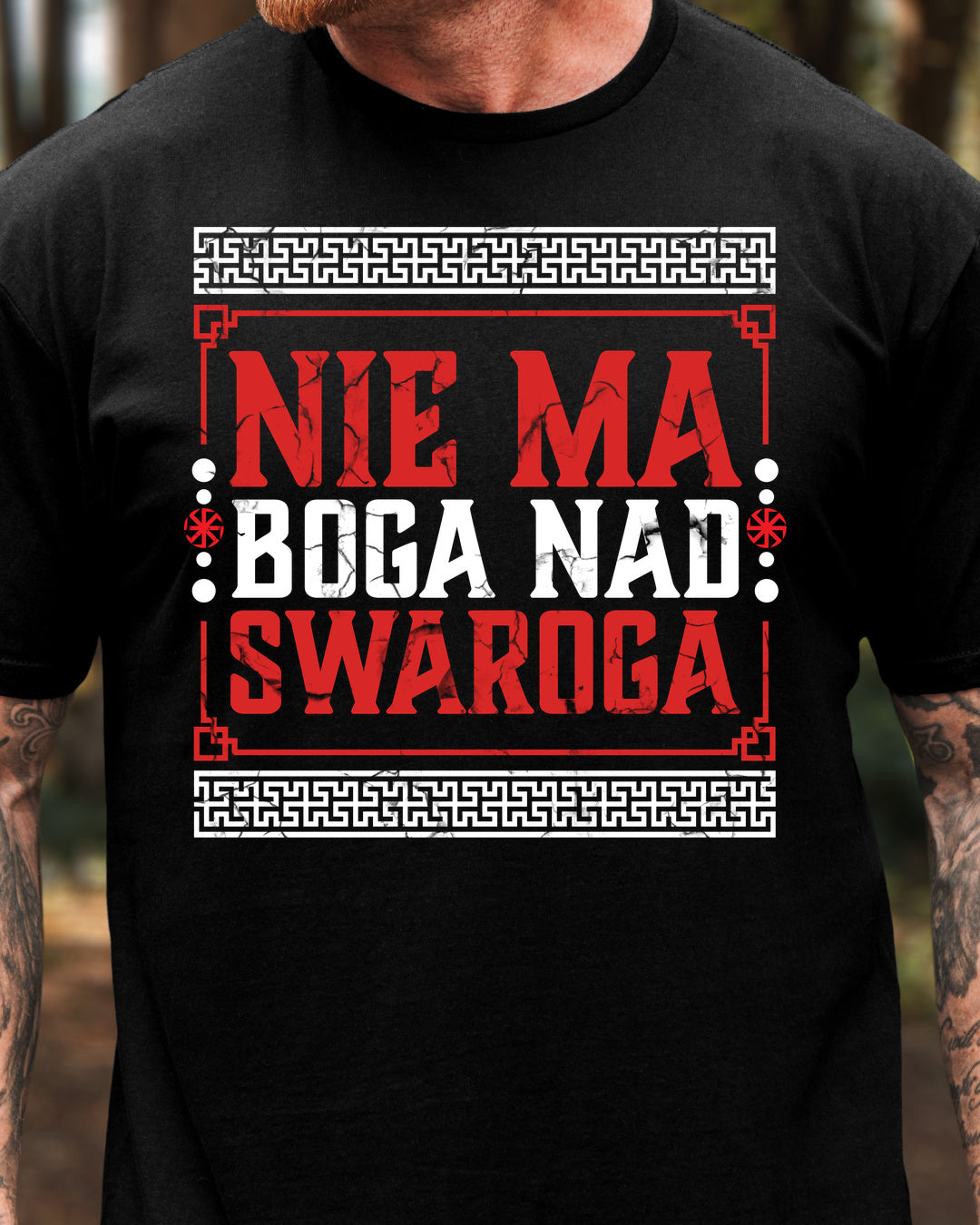 Nie Ma Boga Nad Swaroga — Czarny (Premium)