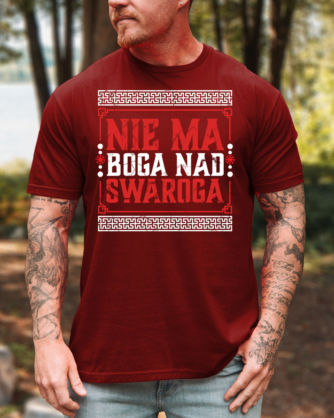 Nie Ma Boga Nad Swaroga — Bordowy (Premium)