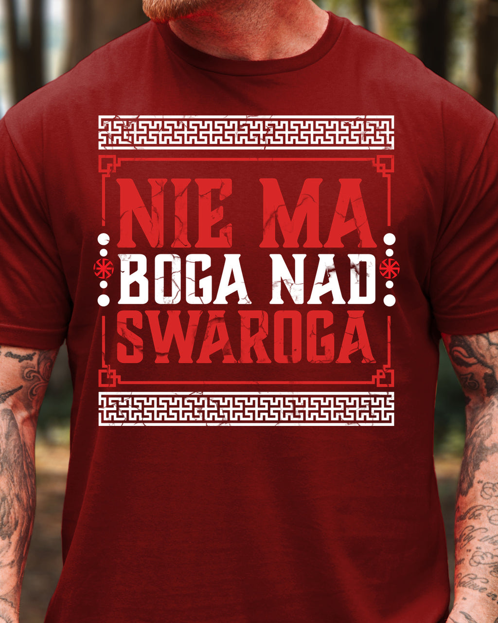 Nie Ma Boga Nad Swaroga — Bordowy (Premium)