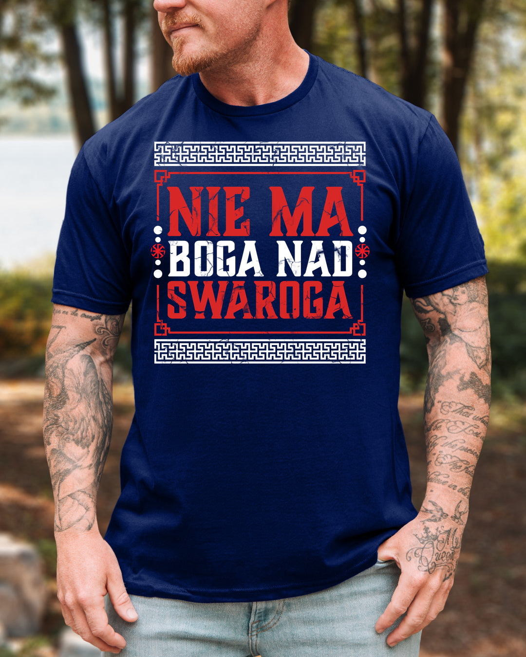 Nie Ma Boga Nad Swaroga — Granatowy (Premium)