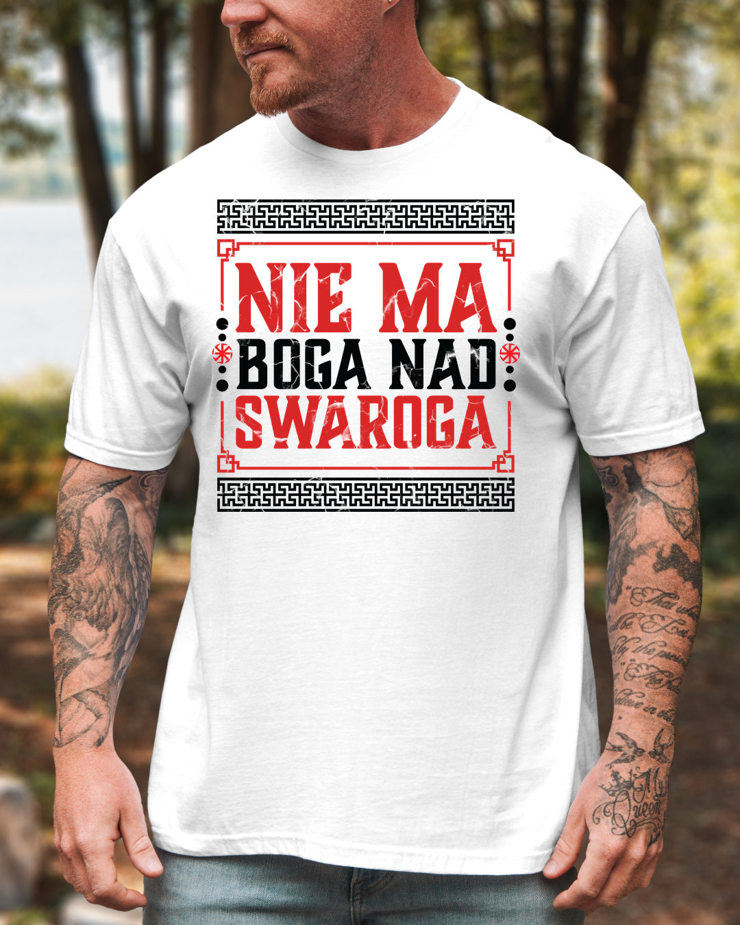 Nie Ma Boga Nad Swaroga — Biały (Premium)