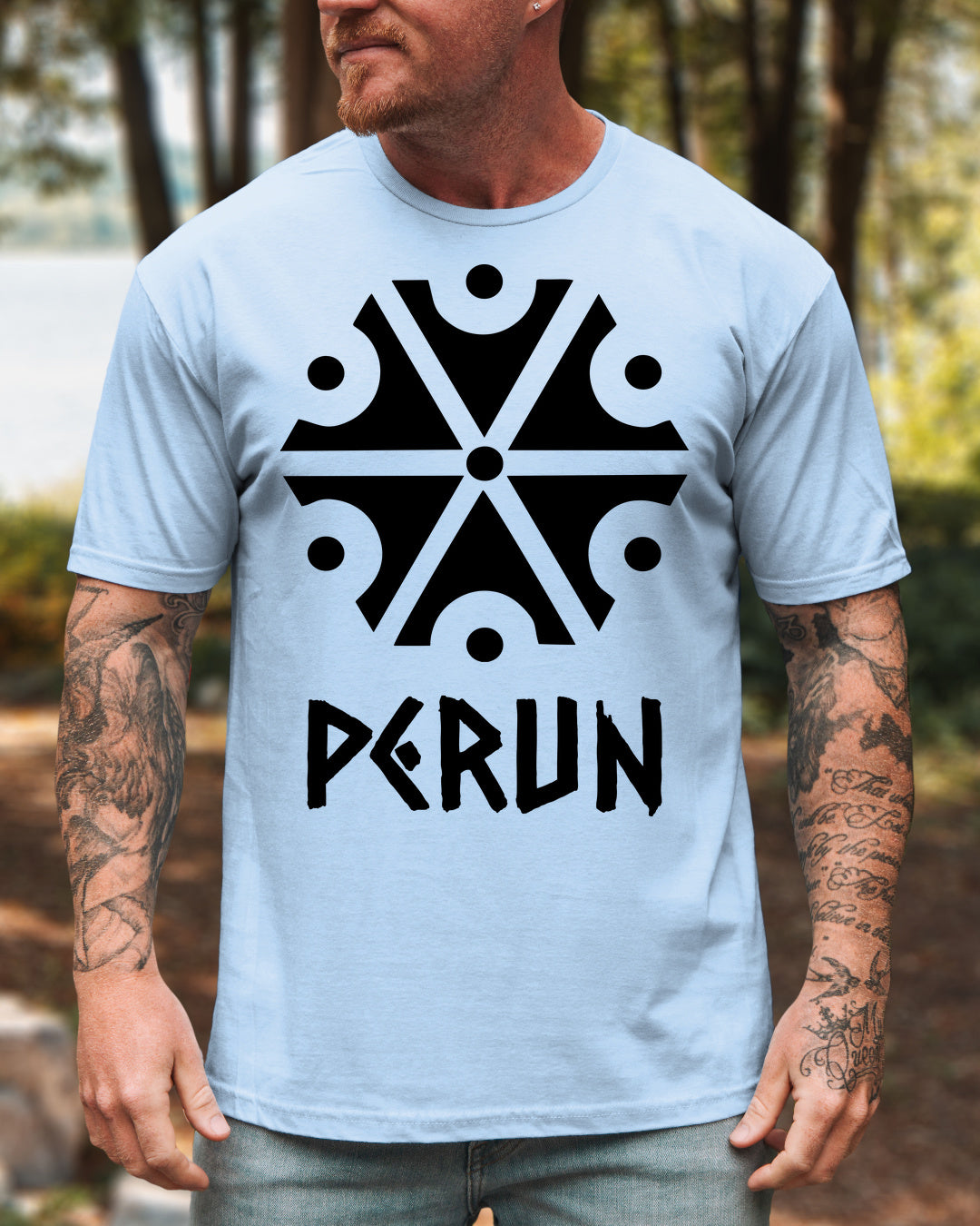 Perun Symbol — Błękitny (Premium)
