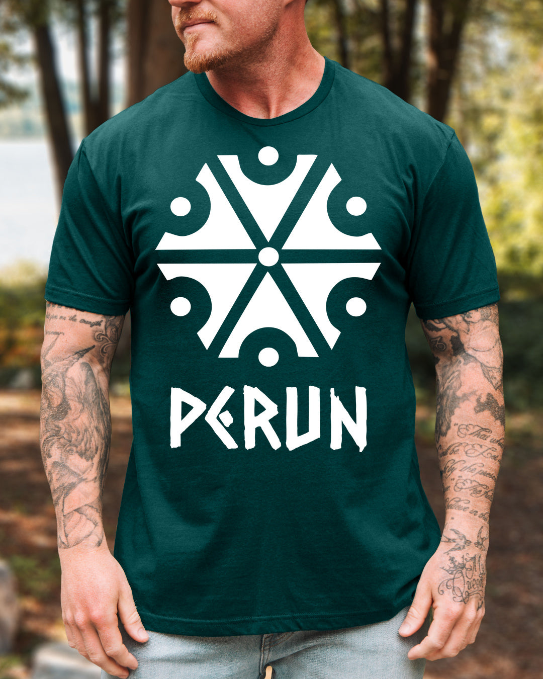 Perun Symbol — Zielony szmaragdowy (Premium)