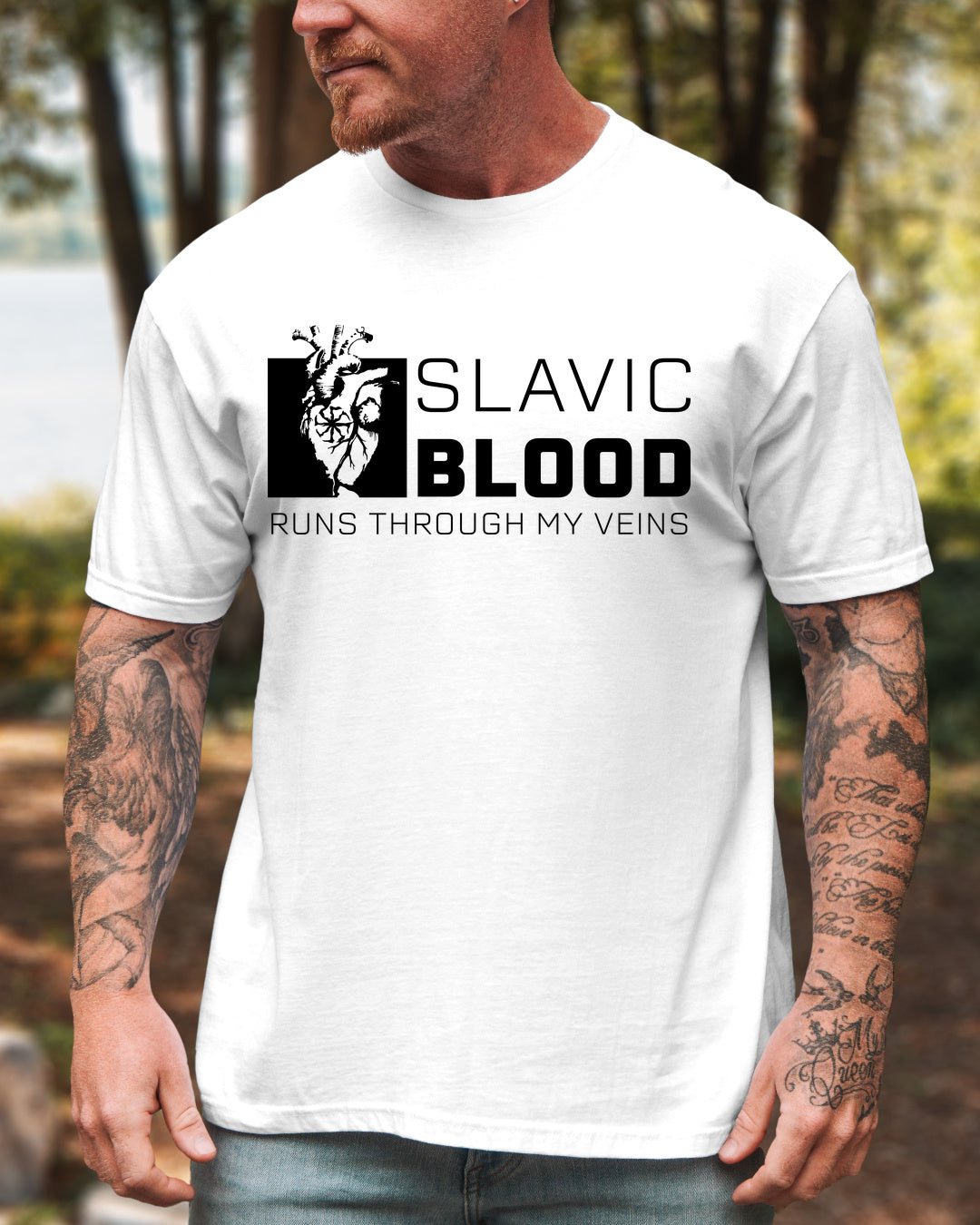 Slavic Blood Runs Through My Veins — Biały (Premium)