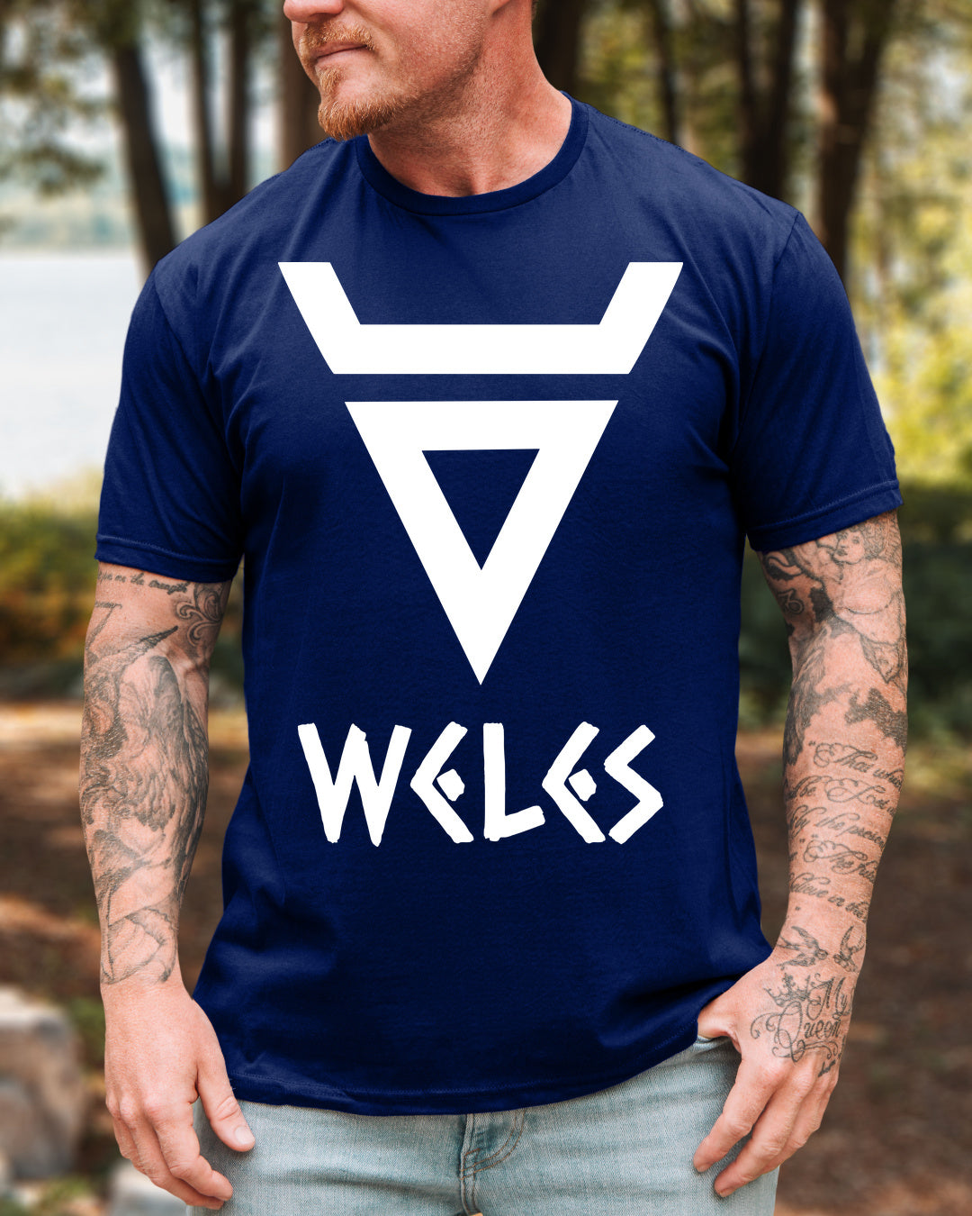 Weles Symbol — Granatowy (Premium)