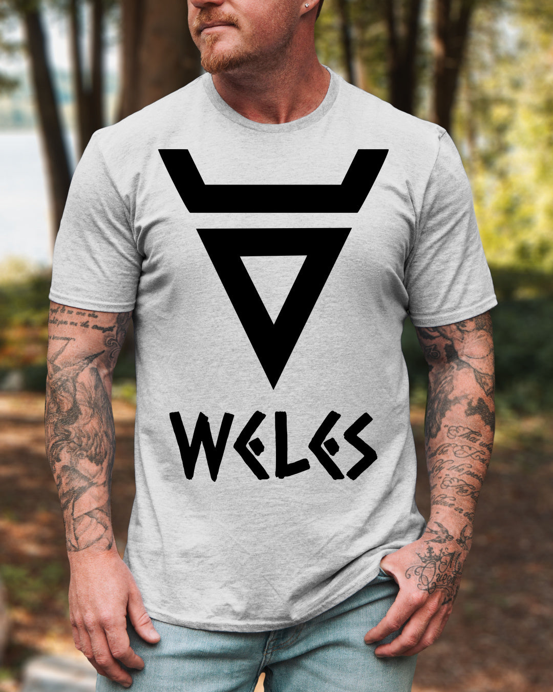 Weles Symbol — Szary (Premium)