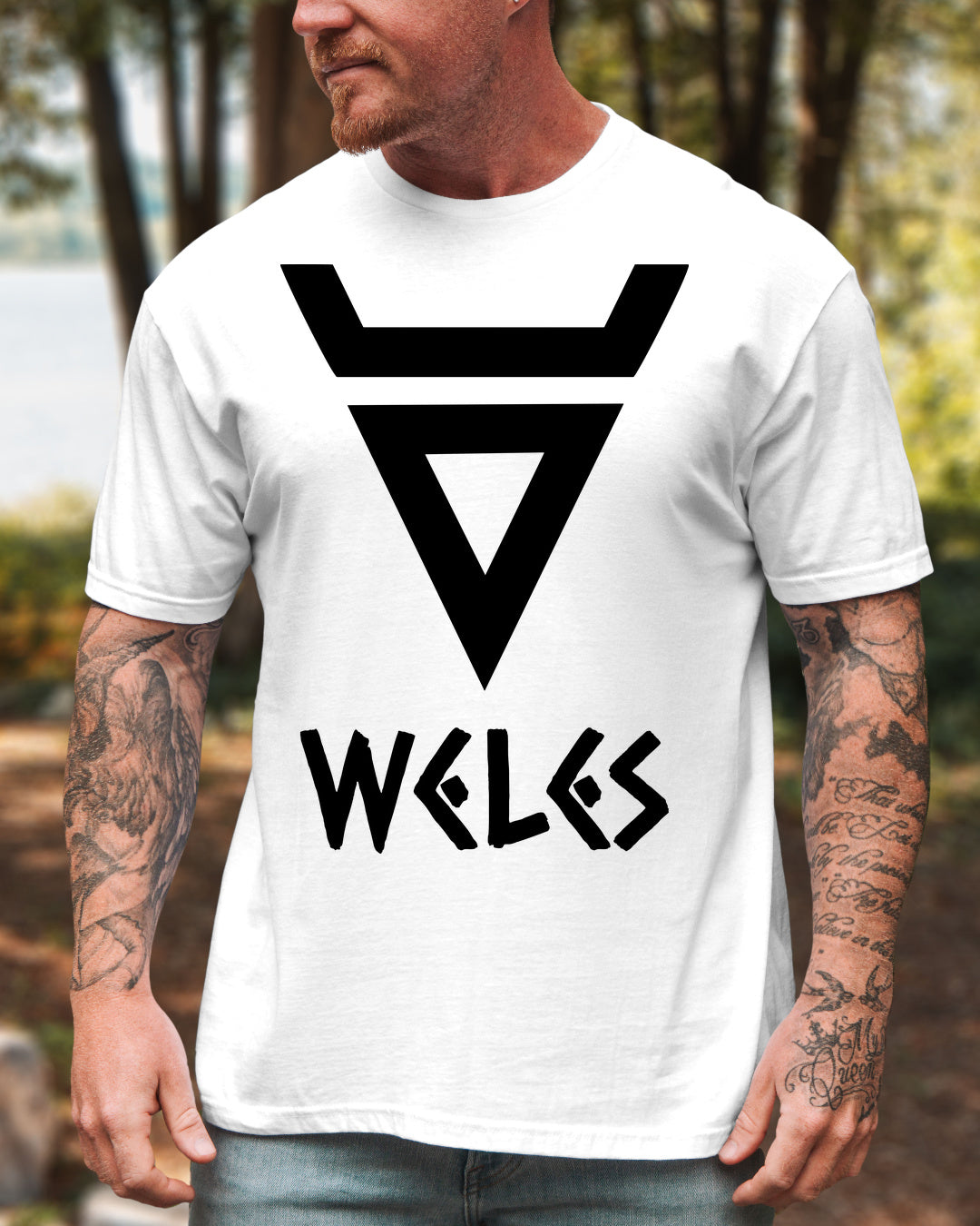 Weles Symbol — Biały (Premium)