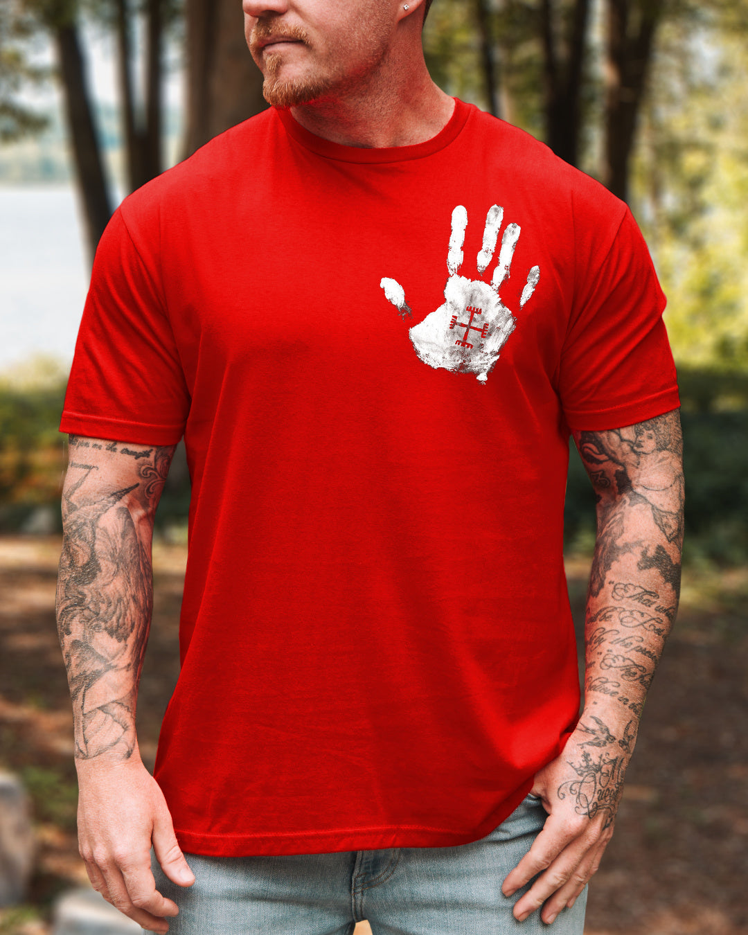 Ręce Boga Dłoń — Czerwony (Standard)