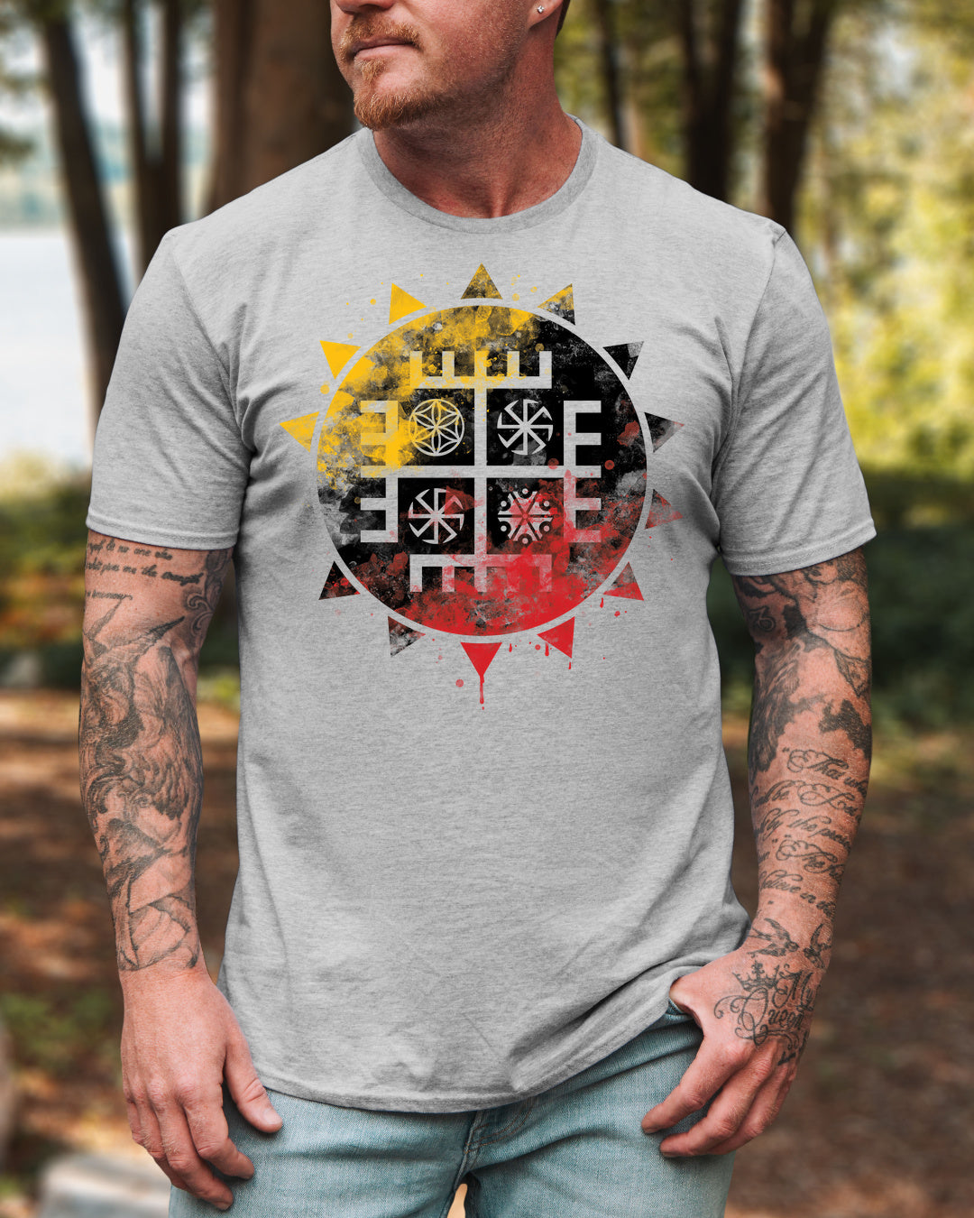 Ręce Boga Słońce — Szary (Standard)