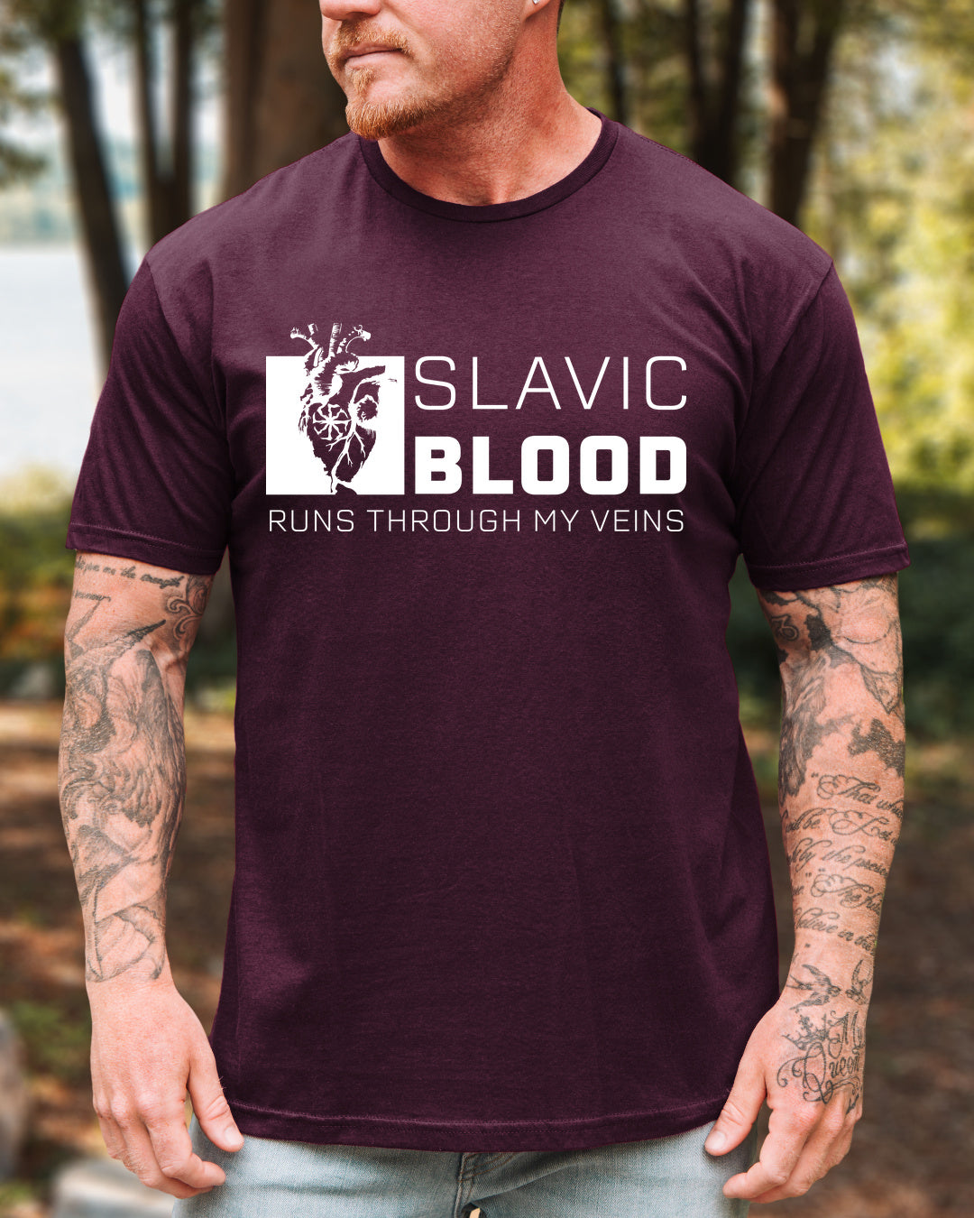 Slavic Blood Runs Through My Veins — Bordowy (Standard)