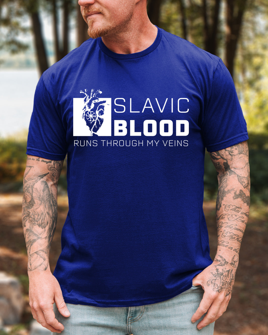 Slavic Blood Runs Through My Veins — Granatowy (Standard)