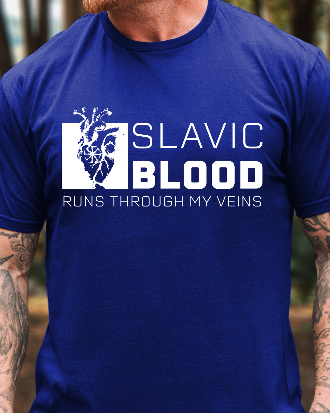 Slavic Blood Runs Through My Veins — Granatowy (Standard)