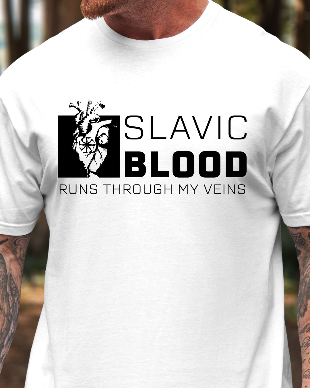 Slavic Blood Runs Through My Veins — Biały (Standard)