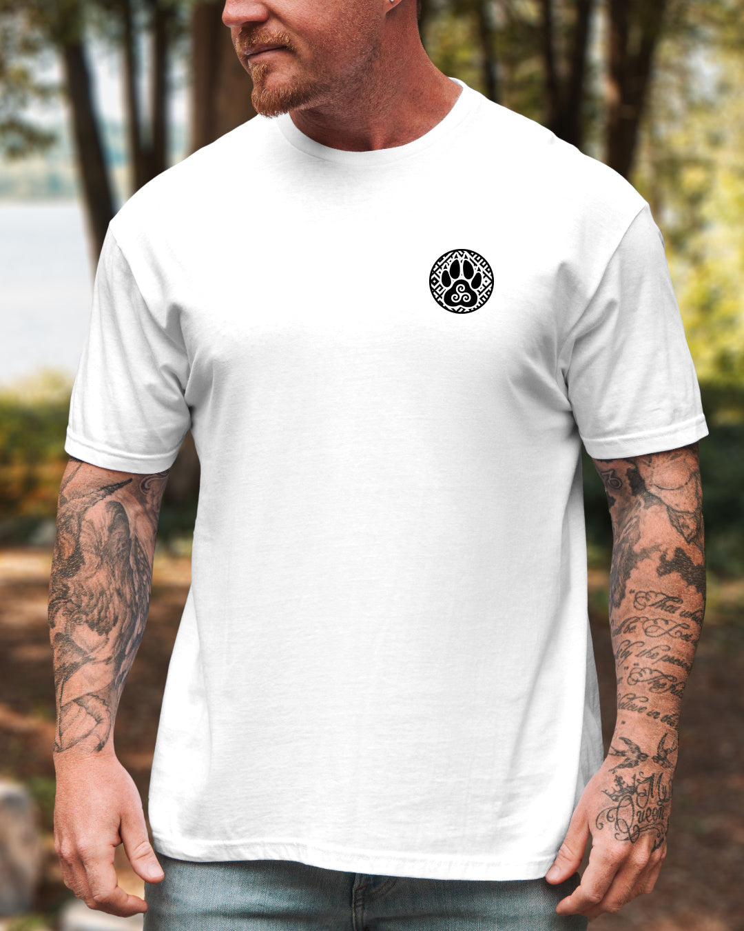 Triskelion Łapa — Biały (Standard)