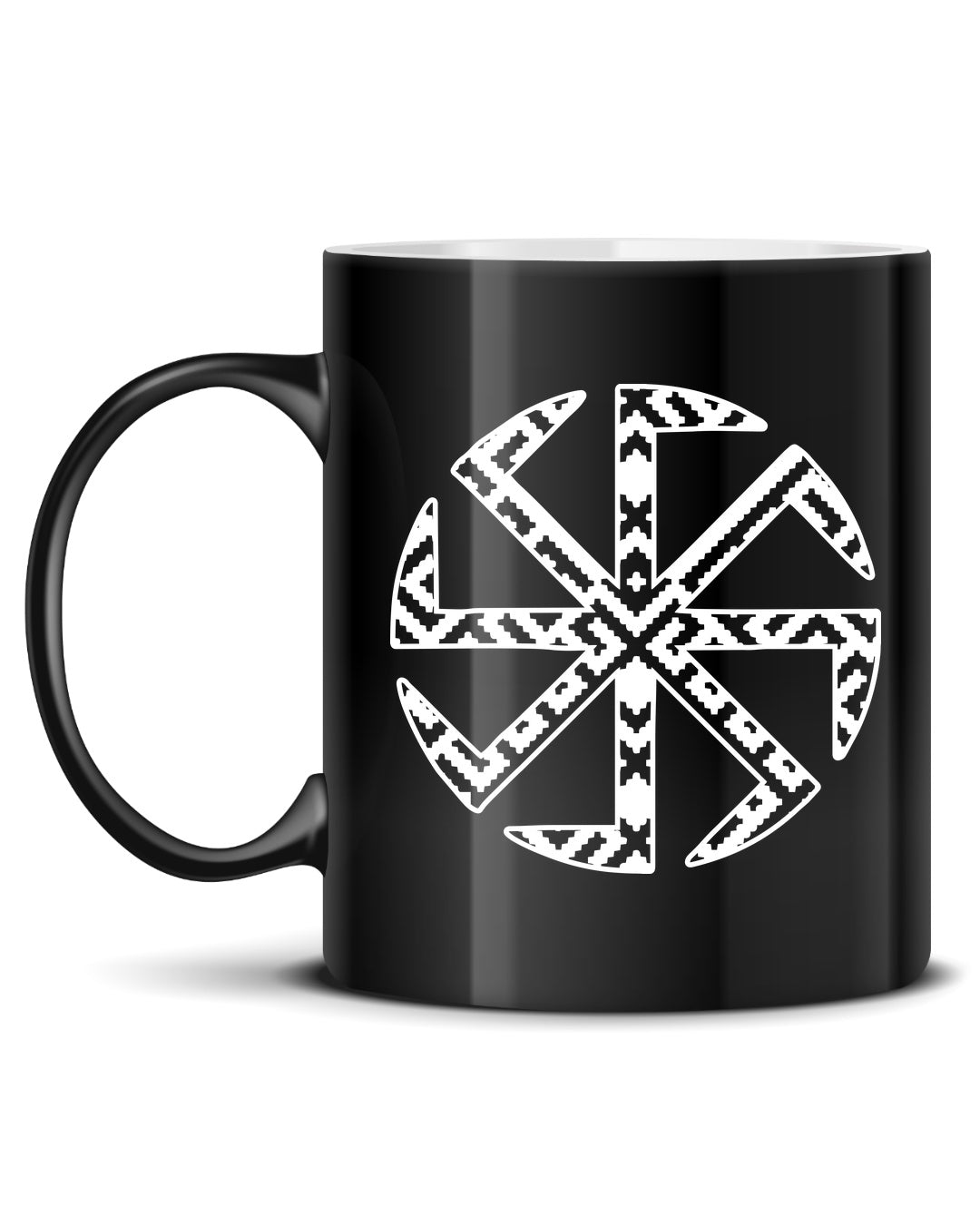 Kołowrót Ornament II — Czarny