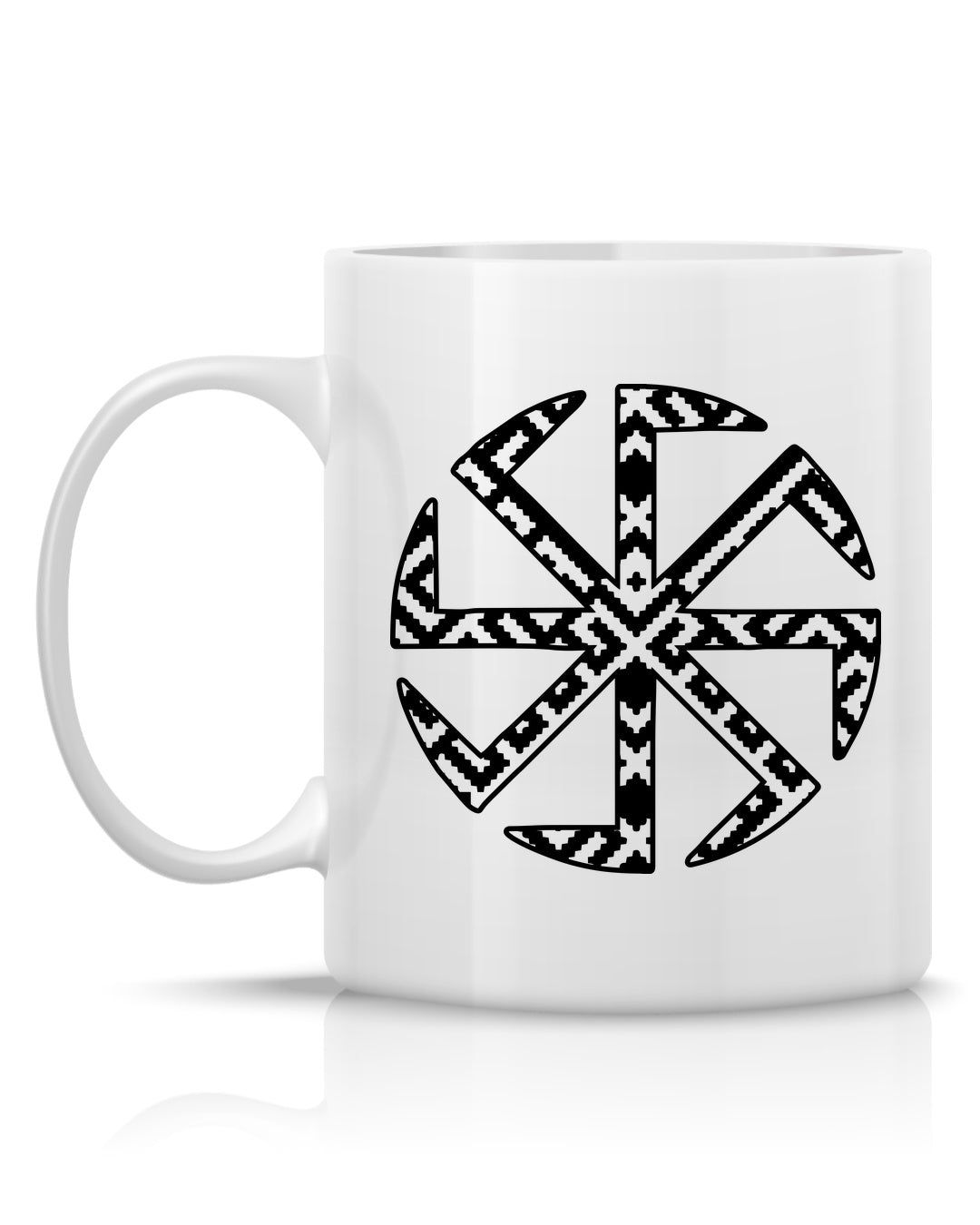 Kołowrót Ornament II — Biały