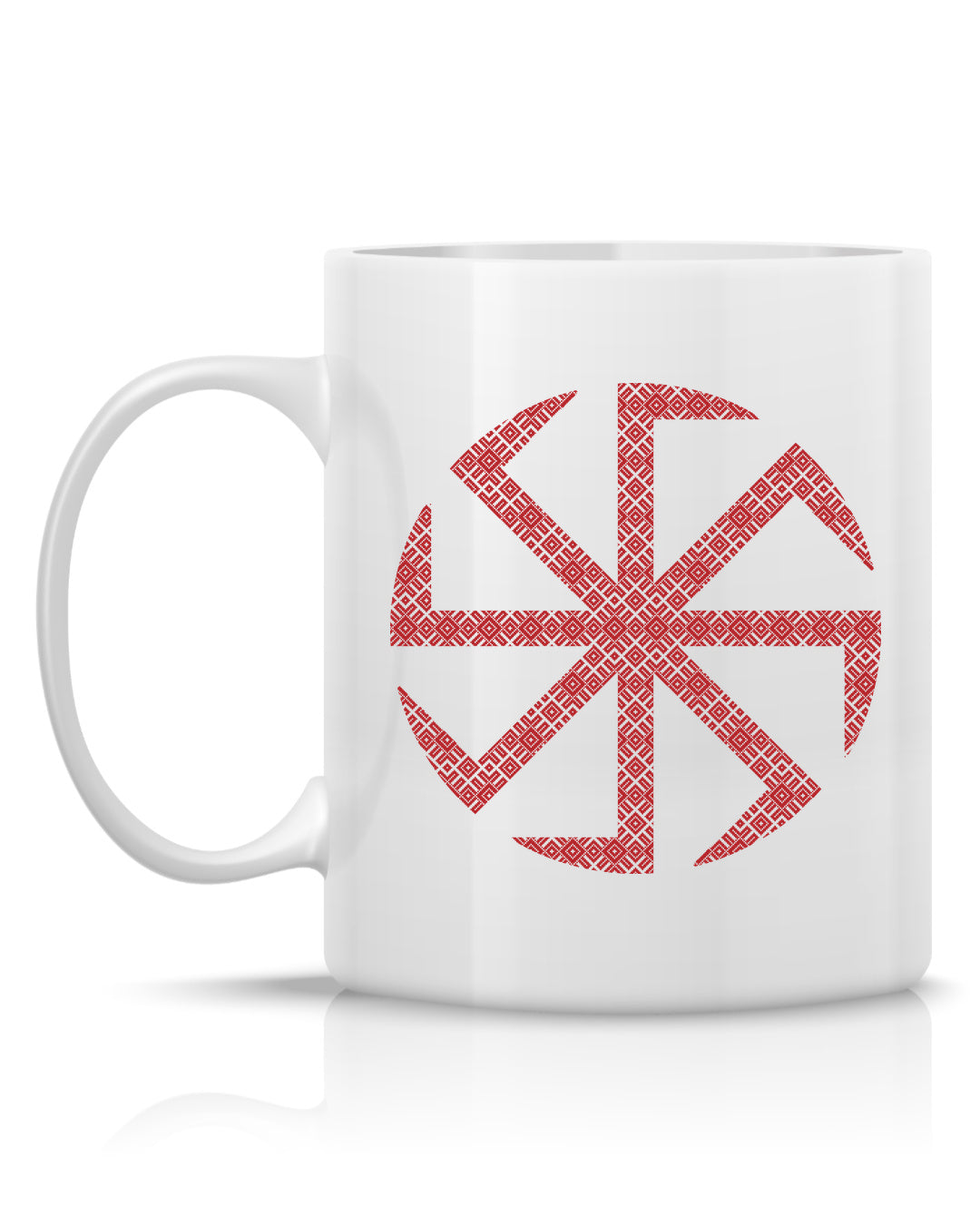 Kołowrót Ornament — Biały